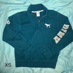 Victoria secret teal pullover